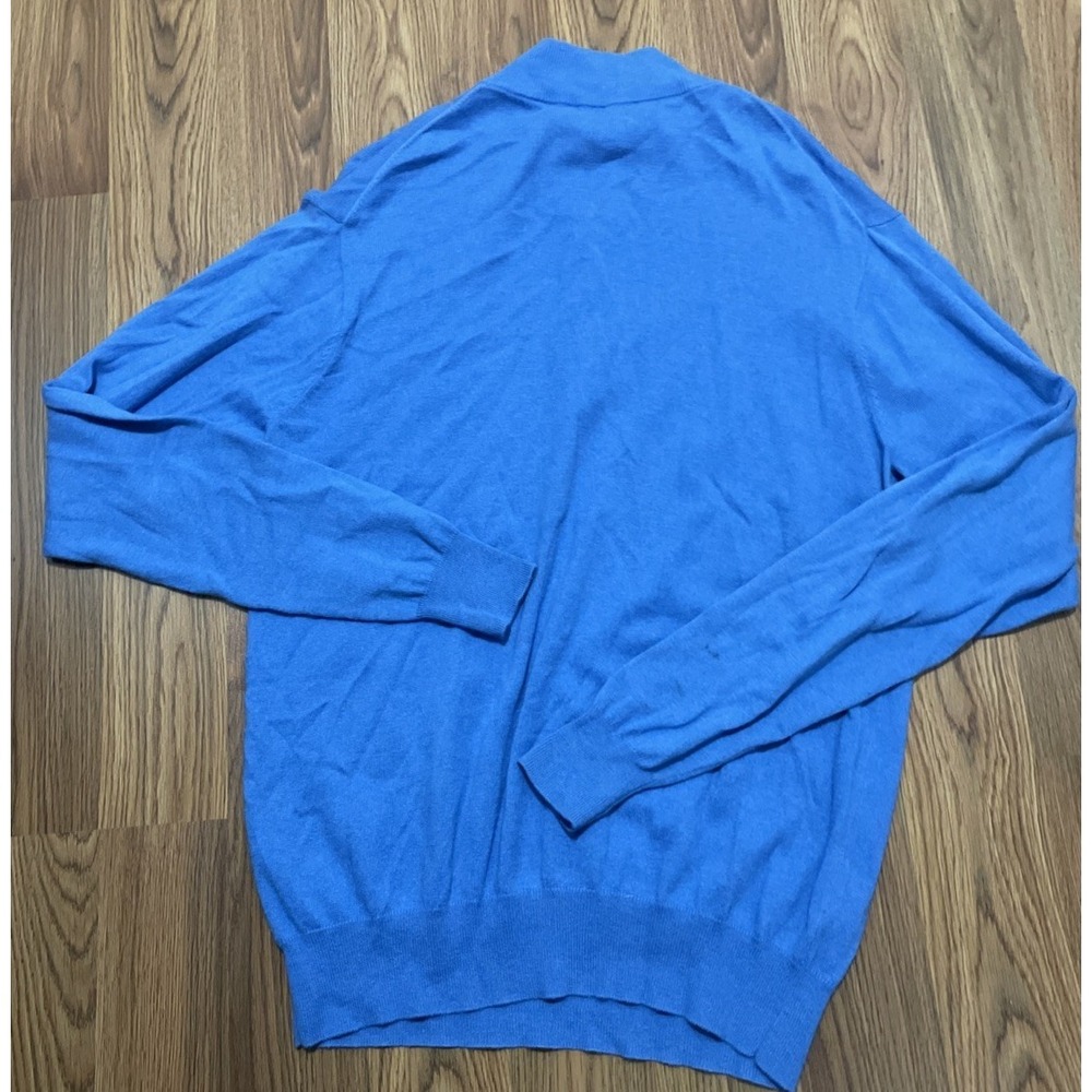 Peter Millar Sweater Mens Medium Crown Comfort Cashmere Quarter Zip - Picture 14 of 14